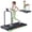 Black White, variant on HevGlrm 3.5HP Treadmill with Incline and Handle & Safety Key,12 Preset Program Portable Walking Pad for Home,400lbs Capacity,0.6-10mph
