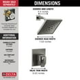 thumbnail image 4 of Delta T17243-SS-PR Trillian Monitor 17 Series Dual Function Pressure Balanced Shower Only, 4 of 7