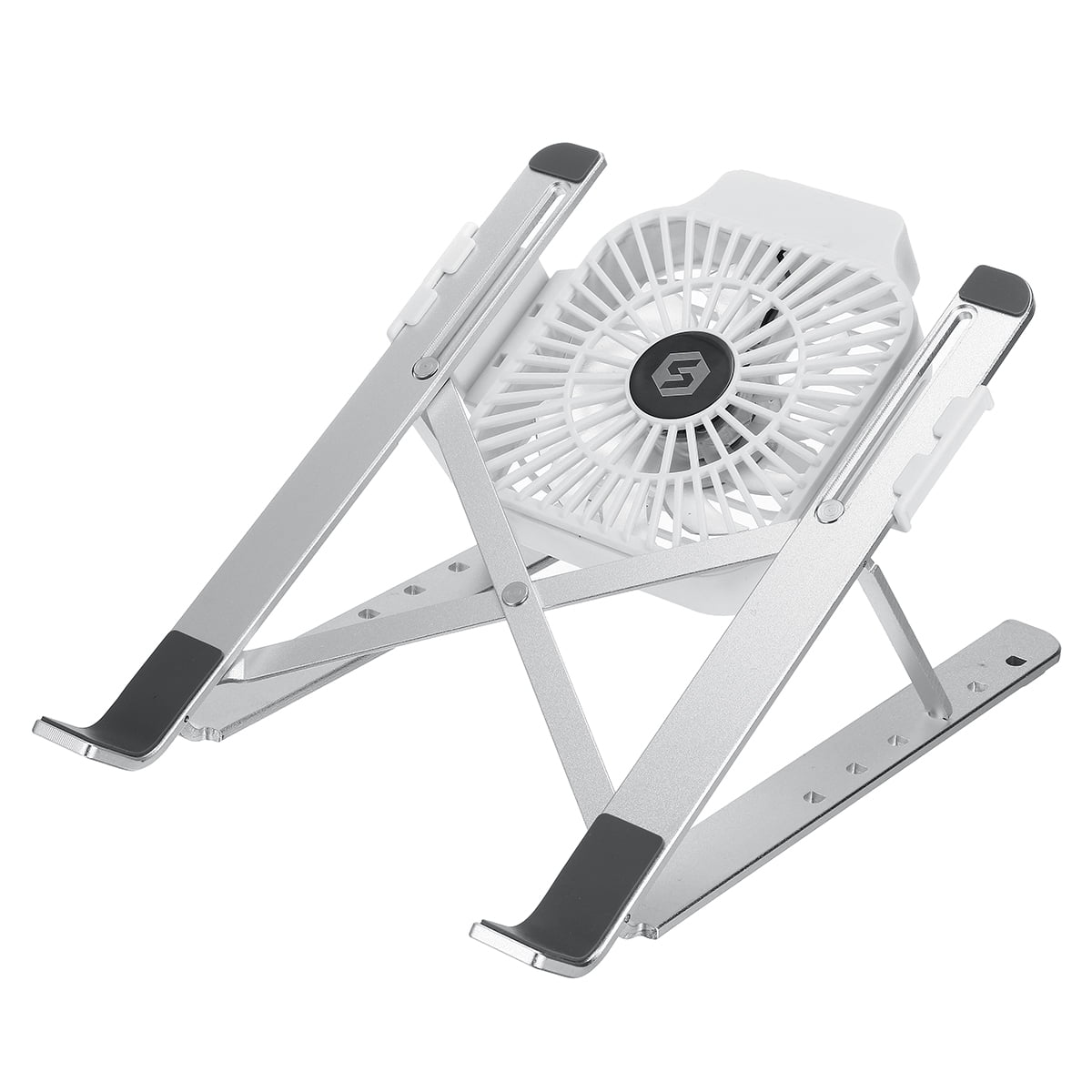 Aluminium Laptop Stand with Cooling Fan Cooler, Notebook Tablet Bracket