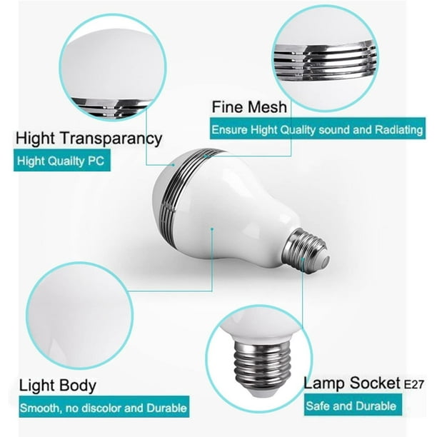 Bluetooth light sales bulb speaker walmart