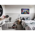 thumbnail image 3 of Gaming Graffiti Canvas Wall Art Gamepad Poster Gaming Room Decor for Boys Room Bedroom Playroom Home Decor Gamer Wall Decor Abstract Poster with Car Building Painting Office House Decorations, 3 of 3