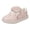 Pink, variant on Willtoo Girls Cute Lace-Up Walking Sneakers Lightweight Casual Shoes with Memory Foam Breathable Walking Shoes