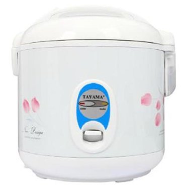 TAYAMA 10-Cup Rice Cooker & Steamer - White With Non-Stick Pot (TRC-10RS)
