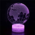 thumbnail image 1 of NARABB Earth Series Night Light LED Colorful 7-Color Desk Lamp Bedroom Home Decor Gift, 1 of 2