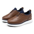 thumbnail image 3 of Bruno Marc Boy's Casual Wingtip Oxford Dress Sneakers MaxFlex Brogue Shoes, 3 of 6