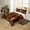 Brown Pink, variant on Erosebridal Western Cowboy Duvet Cover,Animal Horse Bedding Sets,Animal Print Comforter Cover,Ultra Soft Floral Bedroom Decorative,Reversible,2pcs(No Comforter)