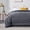 Dark Grey, variant on Sleep Zone Full Size Comforter Duvet Insert, Down Alternative Reversible Comforter, Lightweight, Soft and Breathable Bedding All Season, Dark Grey