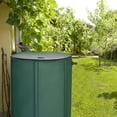 thumbnail image 3 of Happygrill 60 Gallon Collapsible Rain Barrel, PVC Rain Water Collection Barrel with Spigot Water Storage Container & Top Mesh, Portable Rain Barrels to Collect Rainwater from Gutter for Garden Lawn, 3 of 8