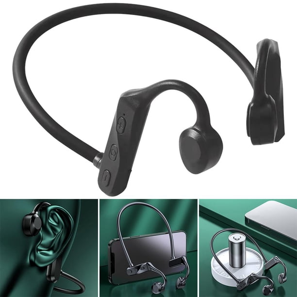 Auriculares de conducción ósea Ligeros 13 tiempo de tiempo de tiempo de de tiempo de 9D Sonido de Auriculares resistentes al sudor K69-negro
