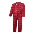 thumbnail image 4 of Ensemble de Pyjamas Assortis pour la Famille de Noël Carreaux Rouges Vêtements de Nuit pour Hommes Femmes Enfants Bébé Chien, 4 of 8