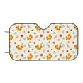 thumbnail image 7 of Fotbe Squirrel Maple Leaves And Nuts Car Windshield Sunshade | Sun Visor Protector Front Window Shade, Keeps Out UV Rays, Keeps Your Vehicle Cool-, 7 of 7