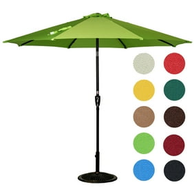 Vidagoods 8 Ft Aluminum Outdoor Table Patio Umbrella Market Yard