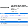 thumbnail image 2 of Front Stabilizer Bar Link - Compatible with 2003 - 2011 Saab 9-3 Sedan 4-Door 2004 2005 2006 2007 2008 2009 2010, 2 of 2