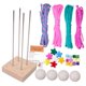 thumbnail image 4 of Kit para hacer pulseras de paracord, juego de manualidades de crochet, manualidades fáciles, manualidades lindas, tejido DIY 1, 4 of 9