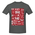 thumbnail image 4 of Bingfone Ho Pattern Funny Christmas Men'S Loose Fit Short-Sleeve Pocket T-Shirt, 4 of 7