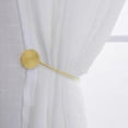 thumbnail image 5 of YiBai Magnetic Curtain Tiebacks for Drapes Decorative - Window Tie Backs Holders for Home Office，Draperies Holdbacks Convenient Ornaments Buckle，Creative Decor (Gold), 5 of 6