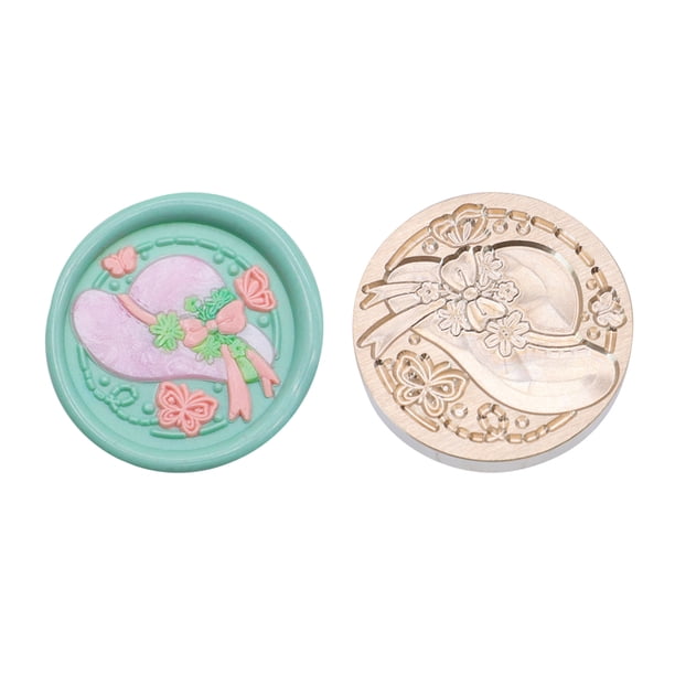 Cabezal de cobre esmaltado de 25mm, cabeza de cera esmaltada de cuenta Manual DIY para álbum de recortes de regalo JShteea El nuevo