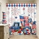 thumbnail image 1 of Independence Day Shower Curtain Bathroom Decoration Partition Fabric Digital Printing Bathroom Water Proofing Curtain With Hooks No Punching, 1 of 6