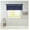 Navy Polyester, variant on Lightweight Faux Silk Valance With Beads Silver 50x26"