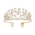 thumbnail image 3 of Diadema de corona para madre, tiara de corona, accesorio para el cabello, regalo para el Día de la Madre, diadema Oro rosa, 3 of 9