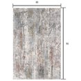 thumbnail image 2 of 5â€™ x 8â€™ Gray Abstract Pattern Area Rug, 2 of 8