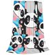 thumbnail image 2 of Balery Panda Cute Pink Hearts Manta de Felpa Suave y Acogedora – Cobija de Franela Aterciopelada para Cama, Lavable y Cálida para Sofá, Mascotas, Transpirable-60"x50", 2 of 7