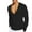 Black, variant on Chbgutlmr Long Sleeve Tops for Men Deep V Neck Slim Fitting Comfy Workout Gym Sports Shirts Tops Fall