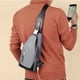 thumbnail image 4 of Bolso de pecho para hombre, nuevo estilo de moda, estilo coreano, informal, deportivo, impermeable, Oxford, bandolera de pecho para hombre, bolso de mensajero de hombro, 4 of 5