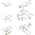 thumbnail image 2 of i Kito Hideaway Ironing Board Cabinet, Retractable Closet Ironing Board Beige, 2 of 6