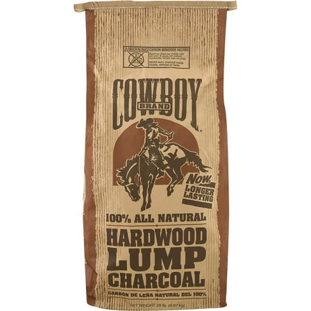 Cowboy 20 Pound Hardwood Lump Charcoal