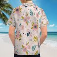 thumbnail image 6 of High Quality Hawaiian Shirts for Men Short Sleeve Aloha Beach Shirt Floral Summer Casual Button Down Shirts Blouses XSM3OQ, 6 of 7