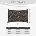 thumbnail image 4 of Cauagu Vintage Flowers Print Pillow Covers with Envelope Closure,1PC Pillow Cases Decorative Pillow Case for Bed & Couch, Pillows Not Included-16"x24", 4 of 6