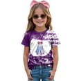 thumbnail image 2 of HCNTES Toddler Boy Girl Pumpkin Face Spooky Halloween T-Shirt Short Sleeve Kids Fun Tops(R284-Purple,11-12 Years), 2 of 4