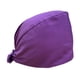thumbnail image 5 of Gorro unisex de , gorro de trabajo , enfermera y chef - Púrpura BLESIY sombreros de trabajo para hombres mujeres, 5 of 8