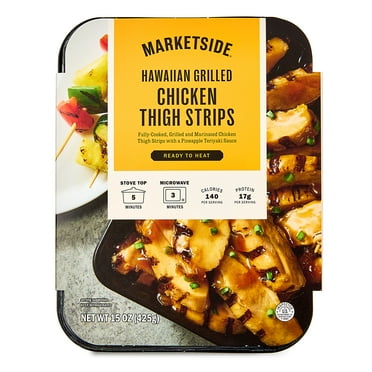 Marketside Ready To Heat Hawaiian Grilled Chicken Thigh Strips, 15 oz