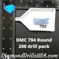 thumbnail image 2 of DMC 794 ROUND 5D Diamond Painting Drills Beads DMC 794 Light Cornflower Blue, 2 of 3