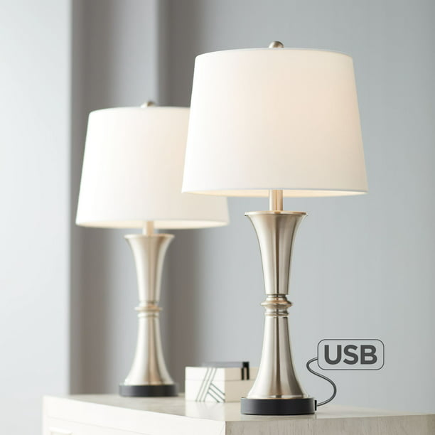 table lamps for bedroom with usb ports