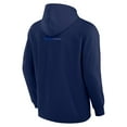 thumbnail image 3 of Men's Fanatics Navy Tampa Bay Lightning Elements Lightweight Tri-Blend Fleece Hoodie, 3 of 3