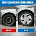 thumbnail image 6 of 17" Hubcaps Universal Wheel Rim Covers, [Only Fit Iron Hub & Steel Wheel] Heavy Duty PP Material, Install Using Original Screws (17 Inch Set of 4, Silver Lacquer), 6 of 8