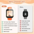thumbnail image 5 of Eurhowing Kids Smart Watch Age 3-12, 31 Games, Learning Cards, HD Touch Screen, Camera, Music, Audiobook, Pedometer, Fun & Educational Birthday Gift Idea, Orange, 5 of 8