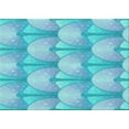 thumbnail image 1 of Ahgly Company Indoor Rectangle Patterned Butterfly Blue Area Rugs, 5' x 7', 1 of 6
