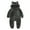 03_Green, variant on QUOTAY Soft Girls Baby Romper Jumpsuit Winter Warm Toddler Baby Hooded Pajamas Outfit 02_Beige,73/9