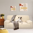 thumbnail image 2 of PiccoCasa Jacquard Sofa Covers Strech Thick Couch Slipcover, Beige Large, 2 of 6