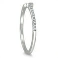 thumbnail image 2 of SZUL Women's 1/8 Carat TW Diamond Wedding Band in 14K White Gold (J-K-L Color, I2-I3 Clarity), 2 of 3