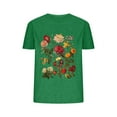 thumbnail image 2 of Fiudx Ropa de Mujer Blusas con Estampado de Flores para Mujer Top de Manga Corta con Cuello Redondo, 2 of 4
