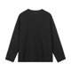 thumbnail image 4 of pstuiky camisas de manga larga para hombre, Blusa de cuello redondo con solapa interior y textura de color liso para hombre camisetas de hombre xxxxxl, 4 of 5