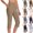 Bleu A, variante sur Fartey Pantalon Capri de Travail pour Femme Grande Taille Taille Haute Contrôle du Ventre Capris de Golf Extensibles Pantalon Court Décontracté de Bureau avec Poches Orange 2TG