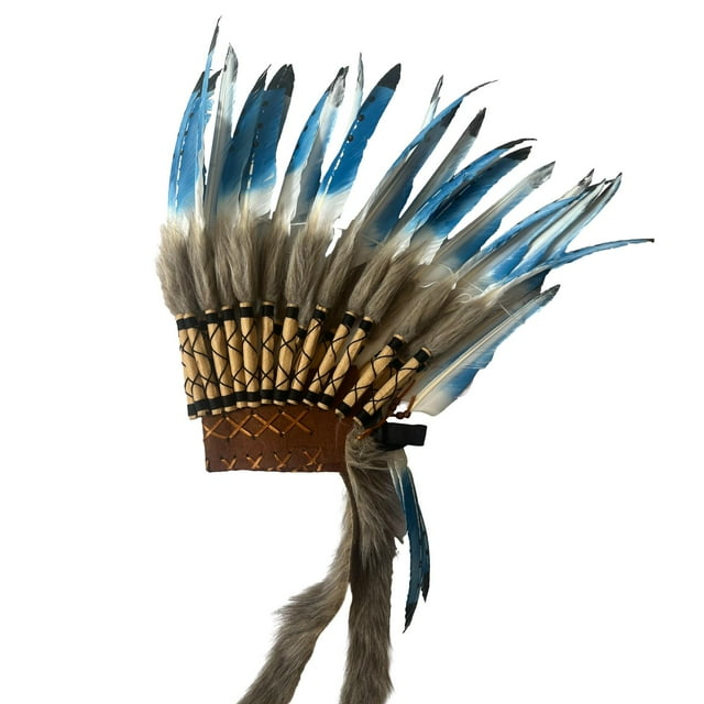 Sombrero Indio Yuyangstore Tocado de Plumas Artificiales Disfraz Decorativo Diadema para Halloween