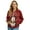Penguin Gingerbread Man Red, variant on Xixirimido Women's Windbreaker Bomber Jacket Zip Up Jacket Fall Winter Casual Coat Lightweight Women Loose Fit Outerwear with Pockets, Mushrooms Moon Starry Night, XX-Large
