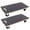 22.5''-With Brake, variant on 15-Inch Furniture Moving Wooden Dolly, Heavy Duty Plywood Mover with 4 PP Swivel Wheels, 1320 lbs Capacity Rolling Cart for Piano, Couch, Fridge & Appliances, 2 Pack